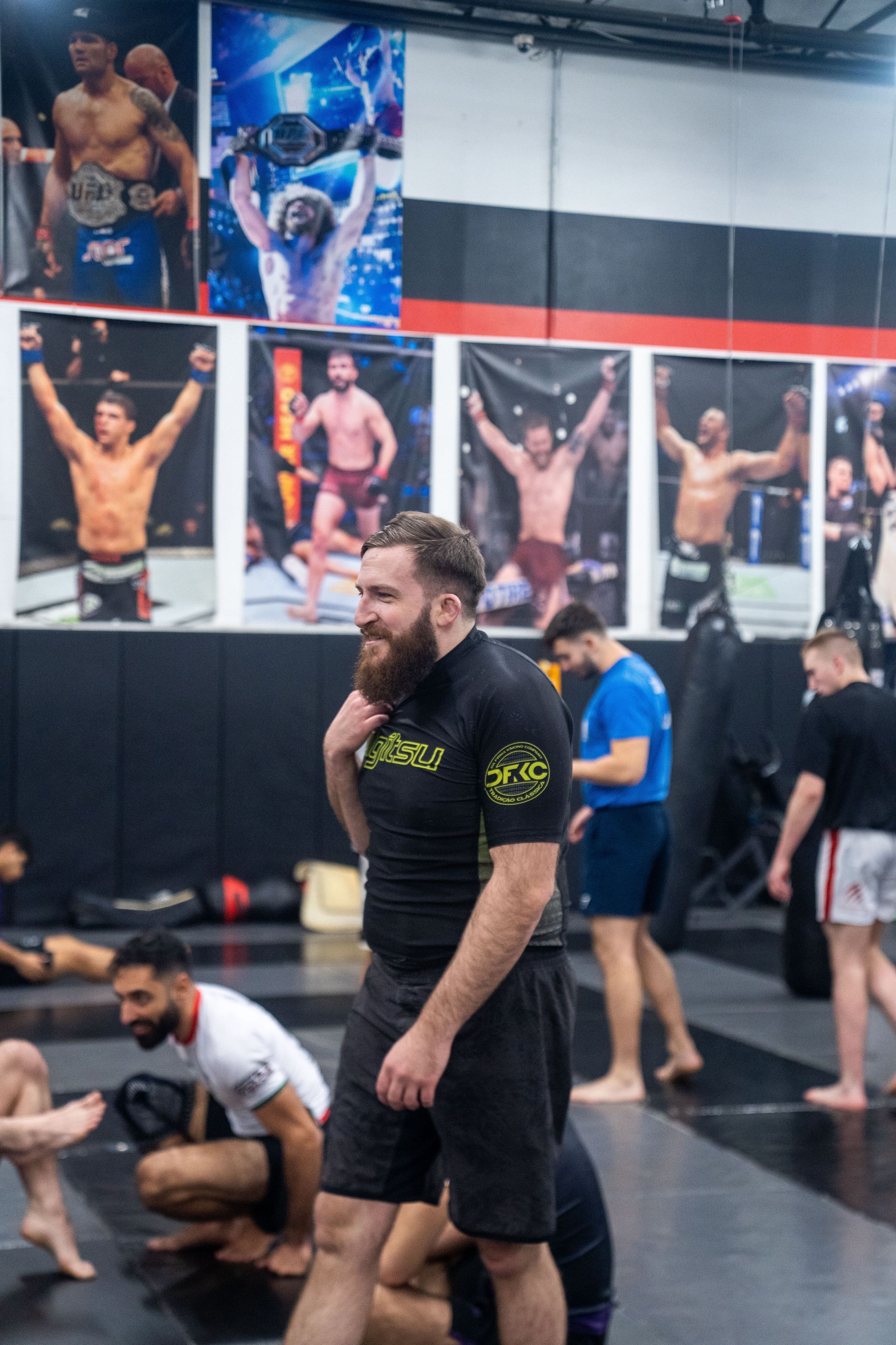 Students training focus and technique at Ray Longo's Mixed Martial Arts in Garden City, NY.