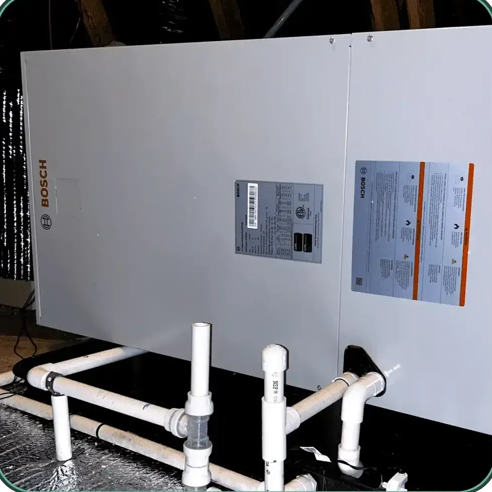 A white box with bosch written on it