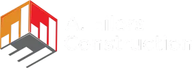 A logo featuring a 3D isometric cube composed of orange, red, and gray bar graphs on a white background.
