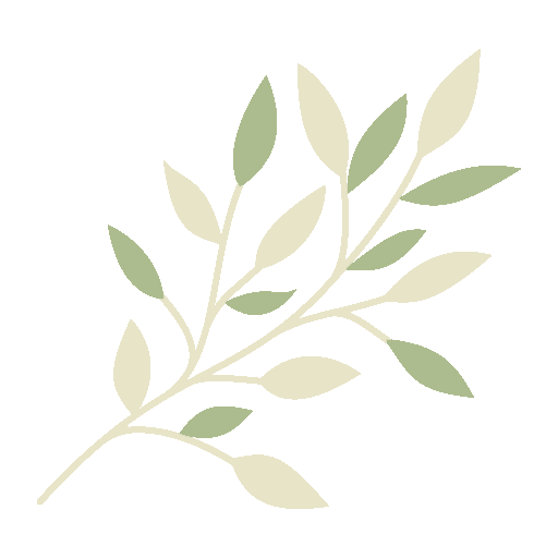 green and tan leaf illustration