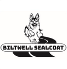 A black and white logo for biltwell sealcoat