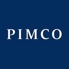 PIMCO logo in white on a dark blue background