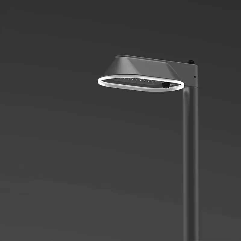 Modern streetlight for efficient illumination of roads, pathways, and urban spaces.