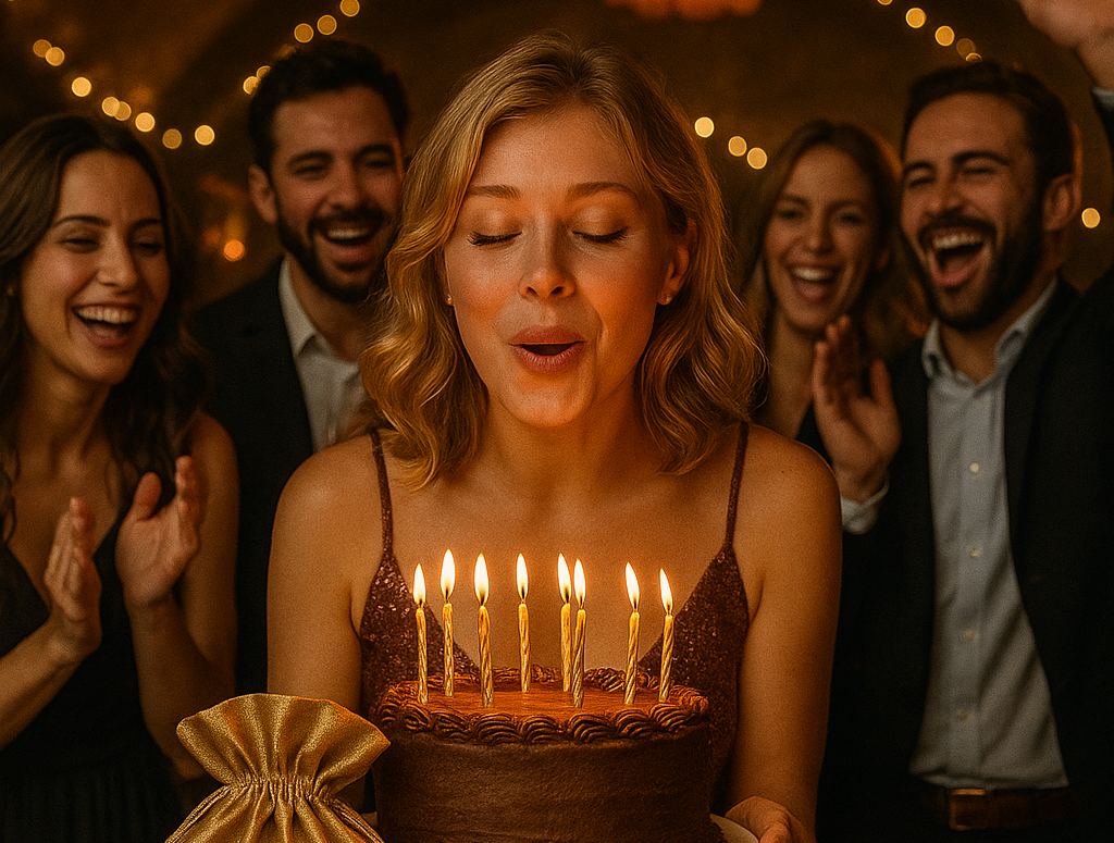foto van feestvierende mensen
