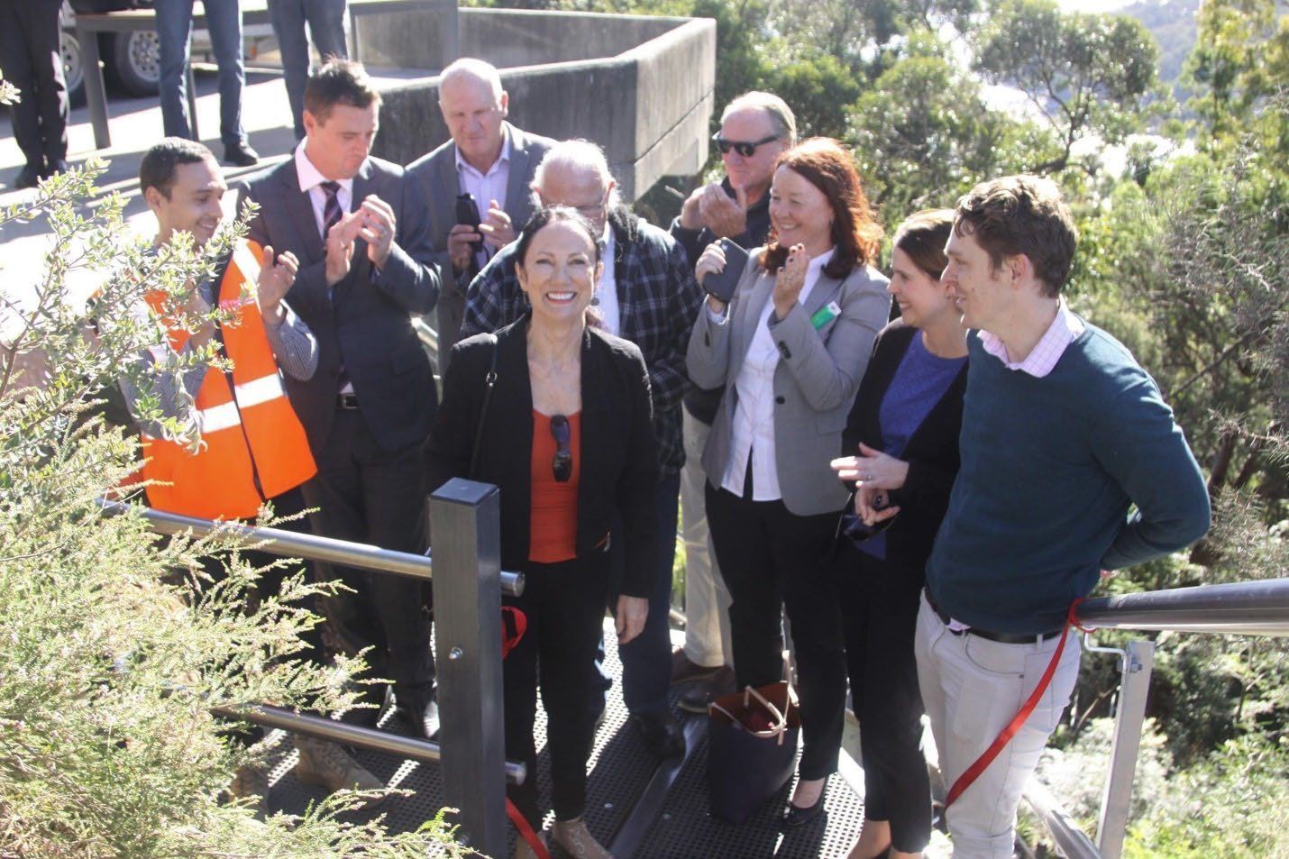 Roberta Louise Conroy OAM attending an outdoor community event
