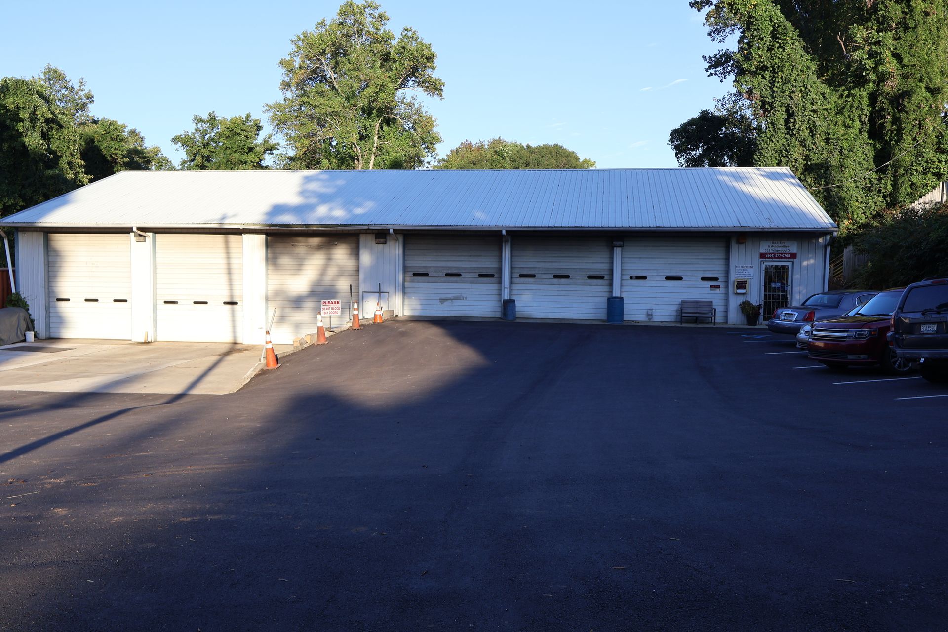 Interior shot of an auto parts store with yellow signs | S&S Tire Inc & Automotive