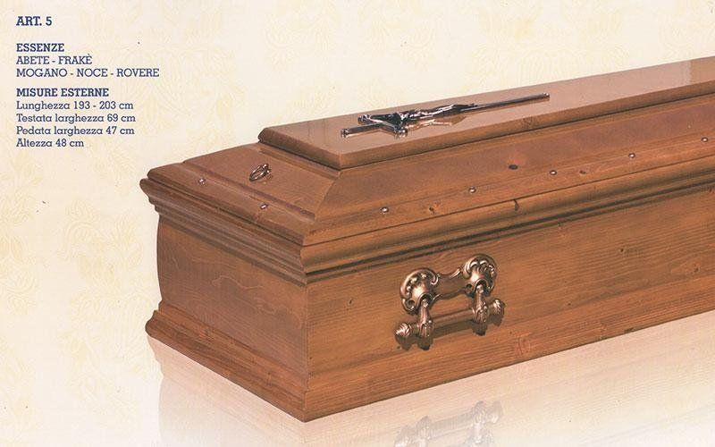 cofano funebre abete