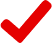 Red checkmark.