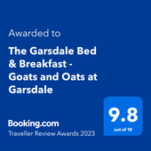 9.5 Booking.com rating for Goats & Oats at Garsdale Vegan BnB