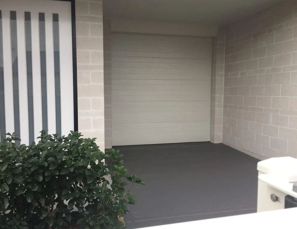 single white garage door Adelaide