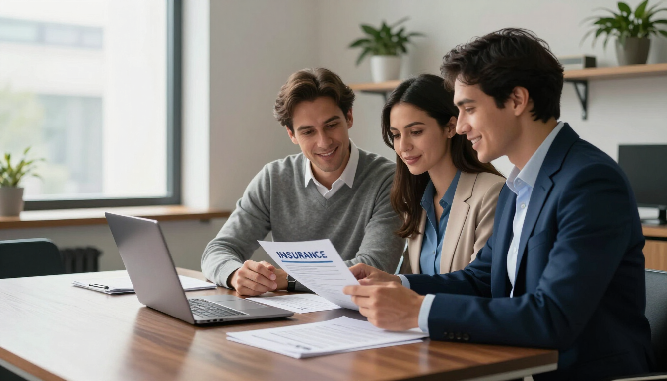 Independent agent vs captive insurance agent discussing insurance options