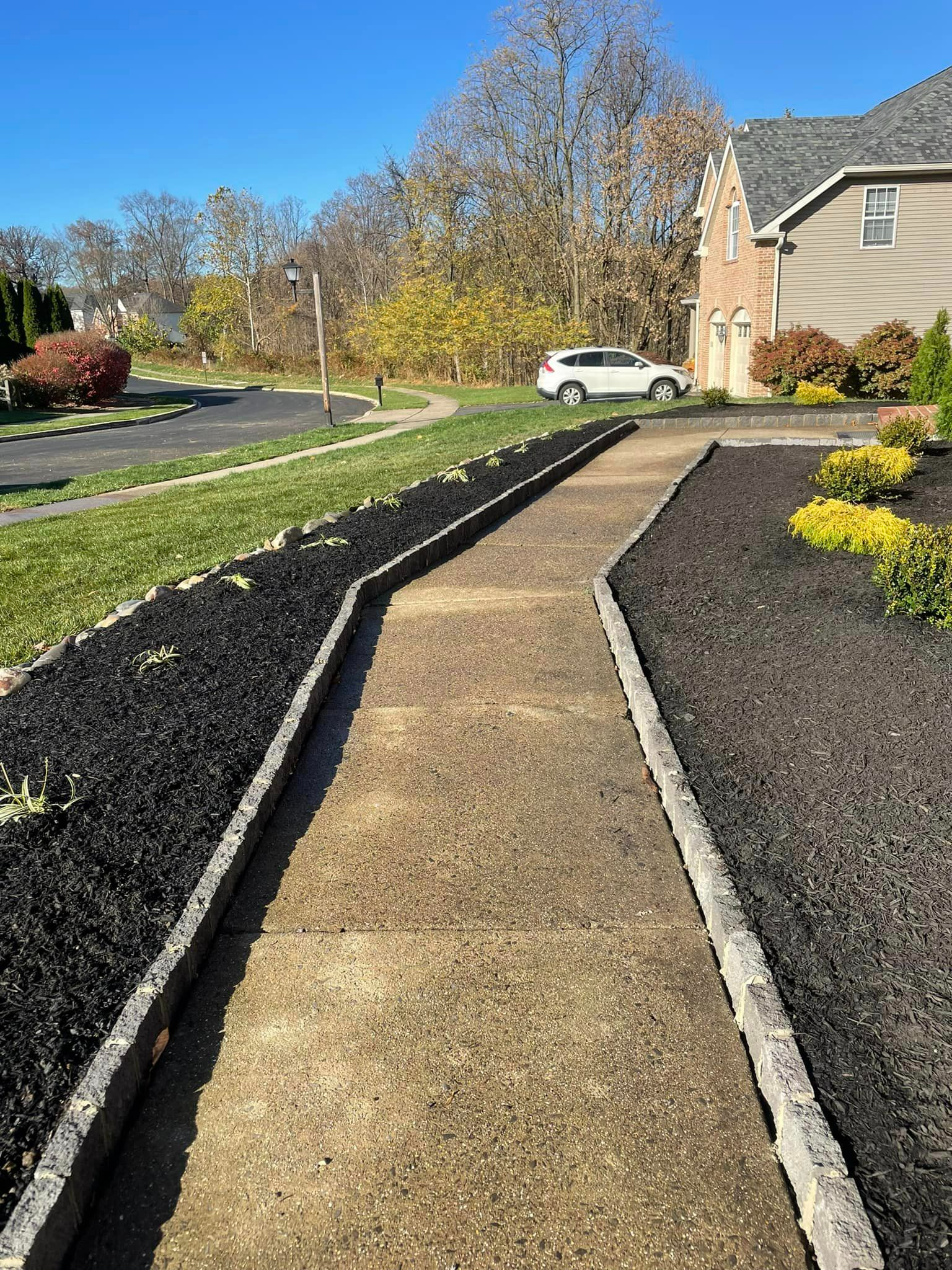 Concrete Walkway — Bensalem, PA — Munz's Lawn Service & Landscaping