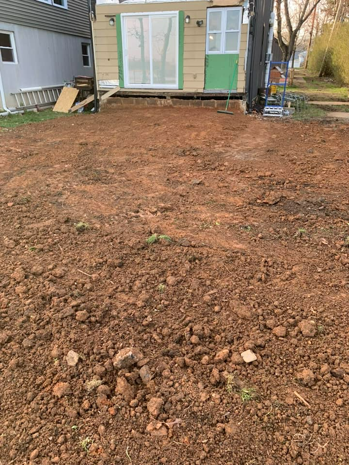 Backyard — Bensalem, PA — Munz's Lawn Service & Landscaping