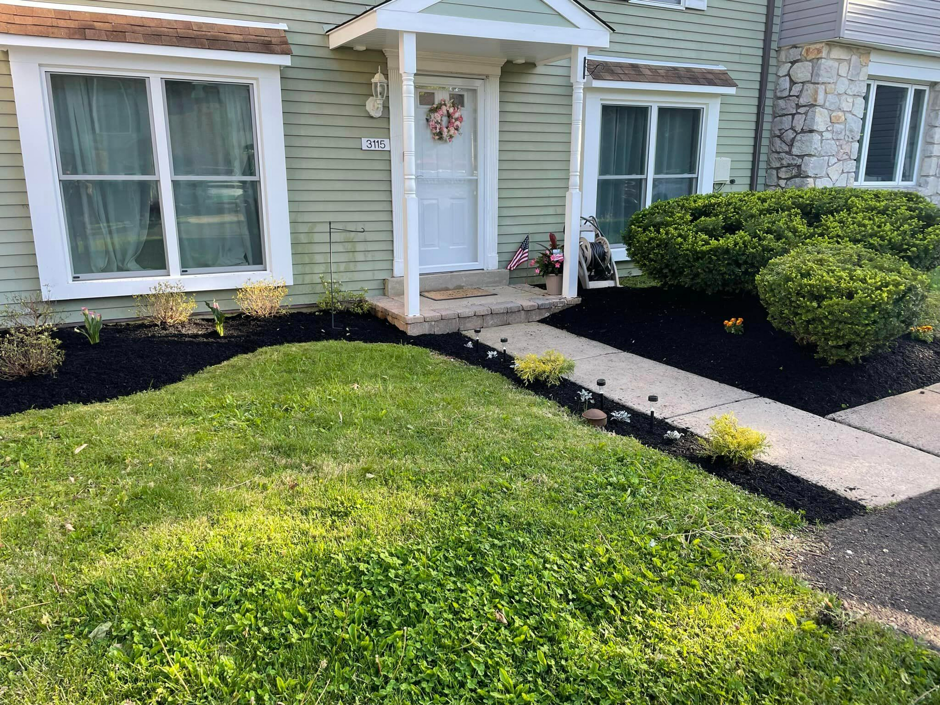 Landscape Front Door — Bensalem, PA — Munz's Lawn Service & Landscaping