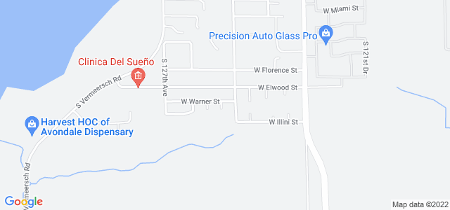 Map of business location