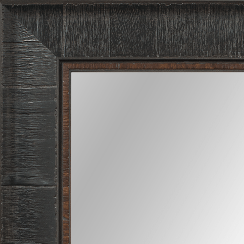 Mirror Renovations 4029 Framed Mirror - Dark Brown Burl