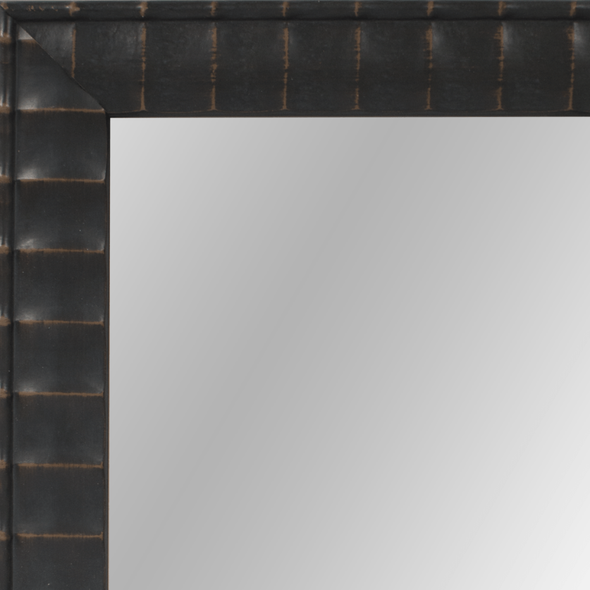 Mirror Renovations 4105 Framed Mirror - Brown Rub Rib
