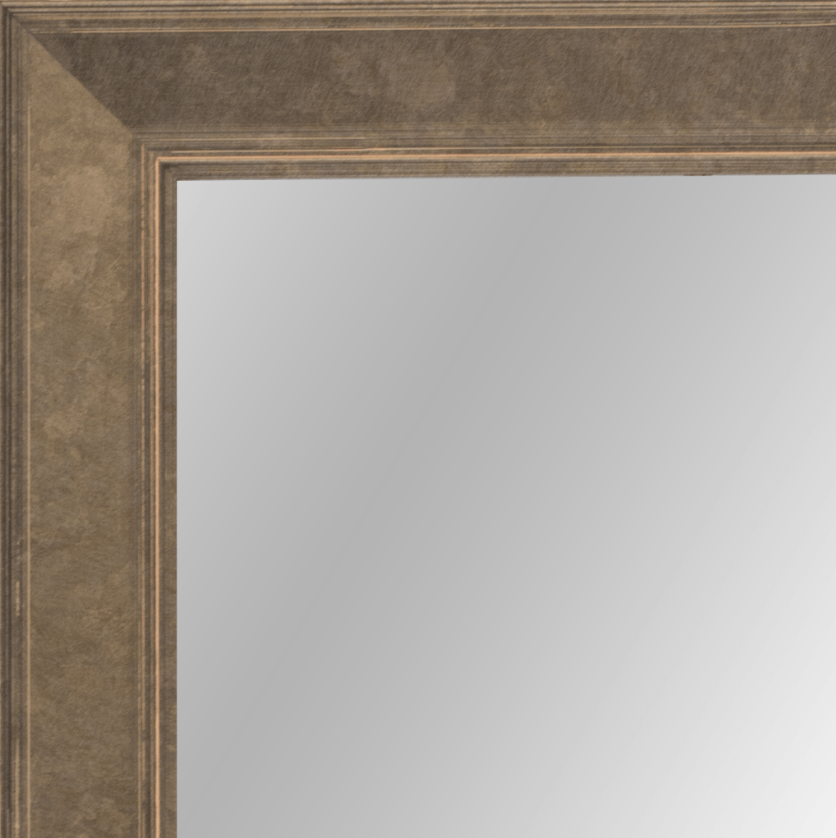 Mirror Renovations 4108 Framed Mirror - Light Bronze Flat