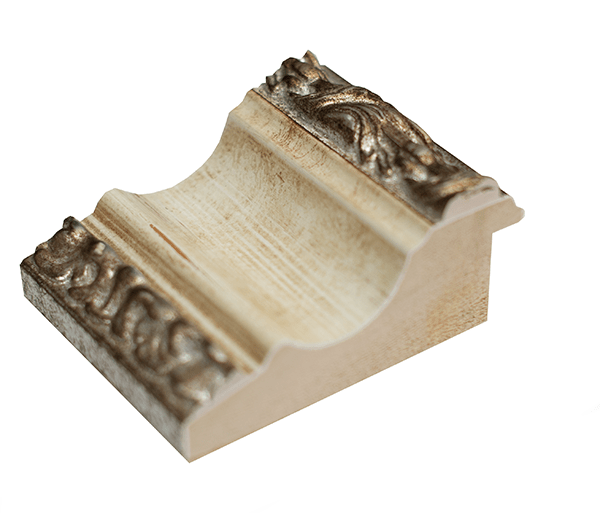 Mirror Renovations 4109 Framed Mirror - Ivory and Silver