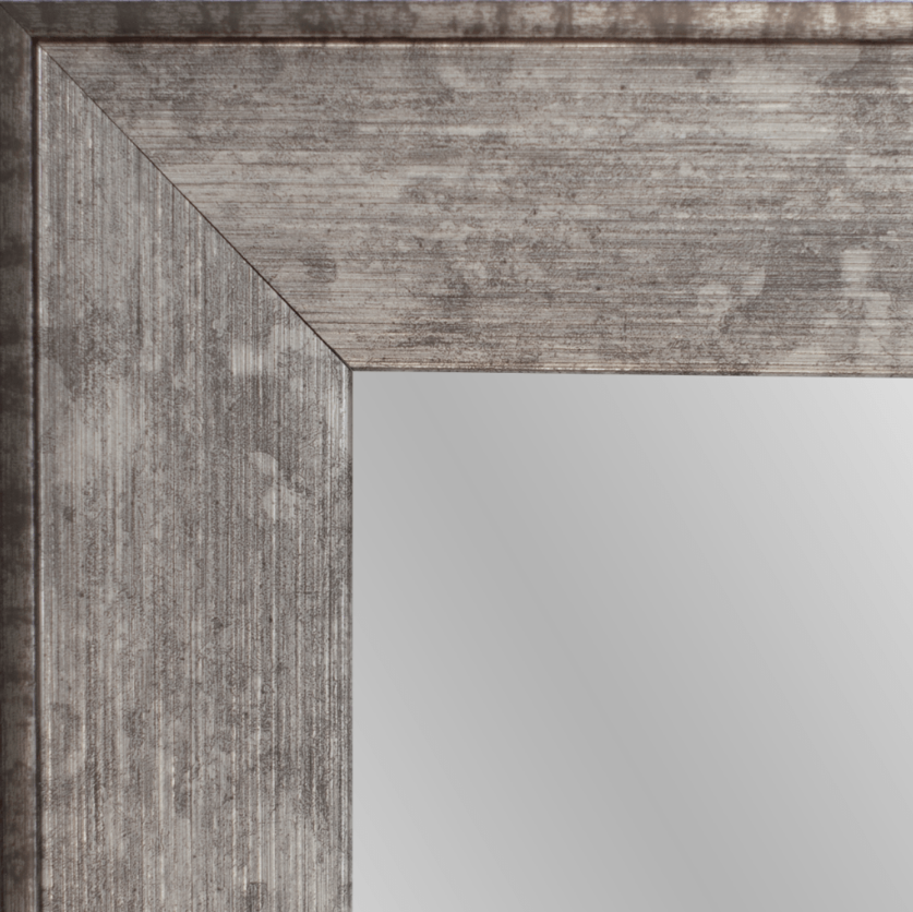 Mirror Renovations 4141 Framed Mirror - Charred Silver