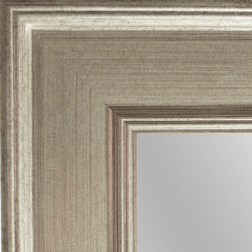 Mirror Renovations 4176 Framed Mirror - Distressed Silver