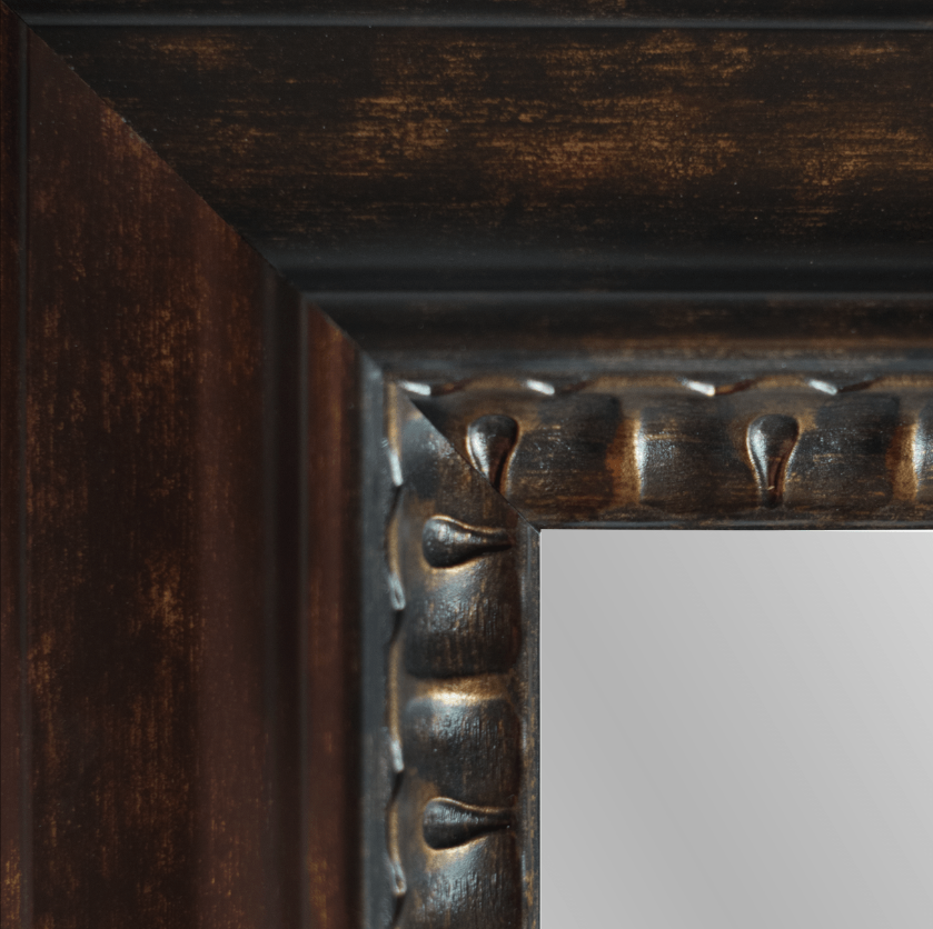 Mirror Renovations 4180 Framed Mirror - Bronze with Gold