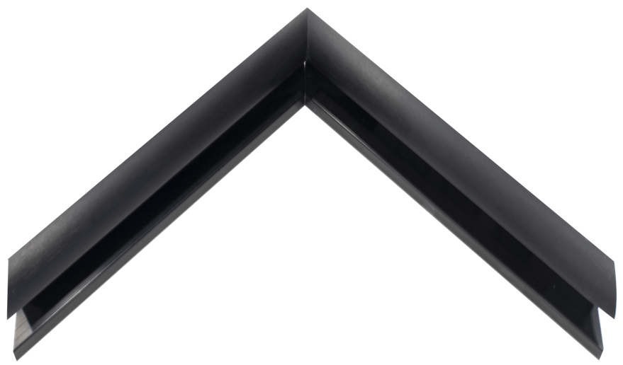Mirror Renovations 8003 Framed Metal Mirror - Brushed Round Matte Black Silver
