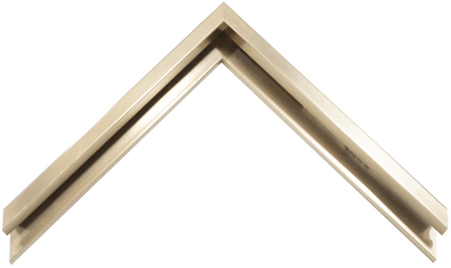 Mirror Renovations 8006 Framed Metal Mirror - Square Gold