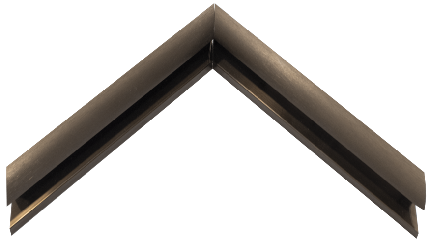 Mirror Renovations 8009 Framed Metal Mirror - Brushed Round Oil Rubbed Bronze