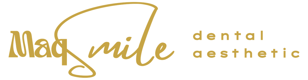 Logo for dental aesthetic services, featuring