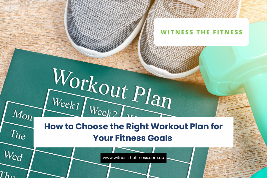 Right Workout Plan for  Fitness 