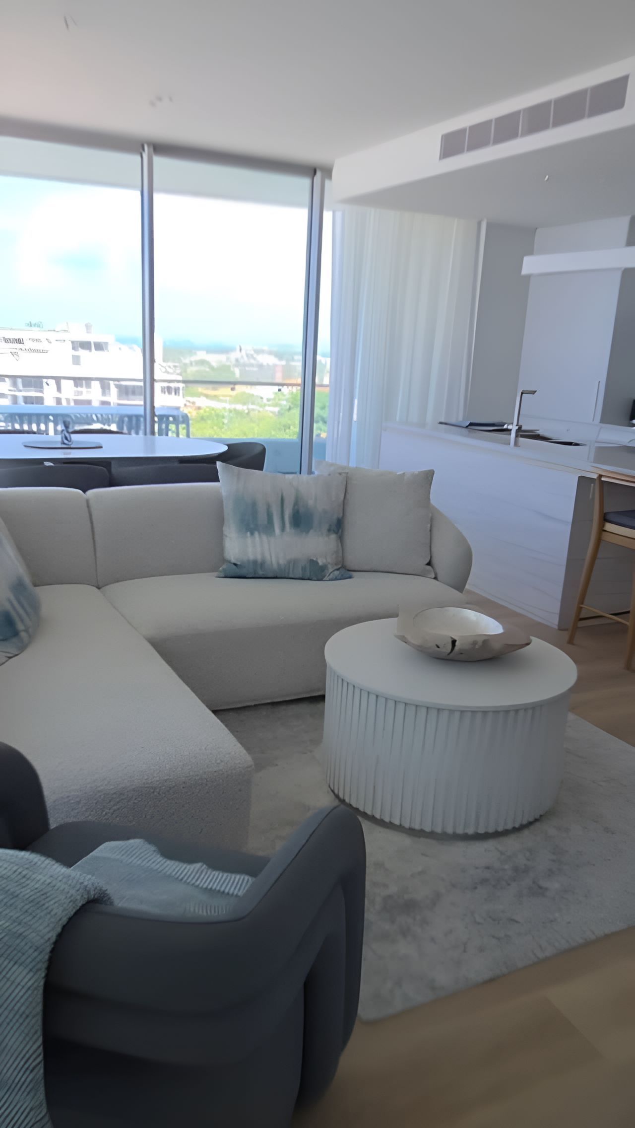 A Living Room with A Couch and A Table — KirraLina Cleaning Services in Tweed Heads, NSW