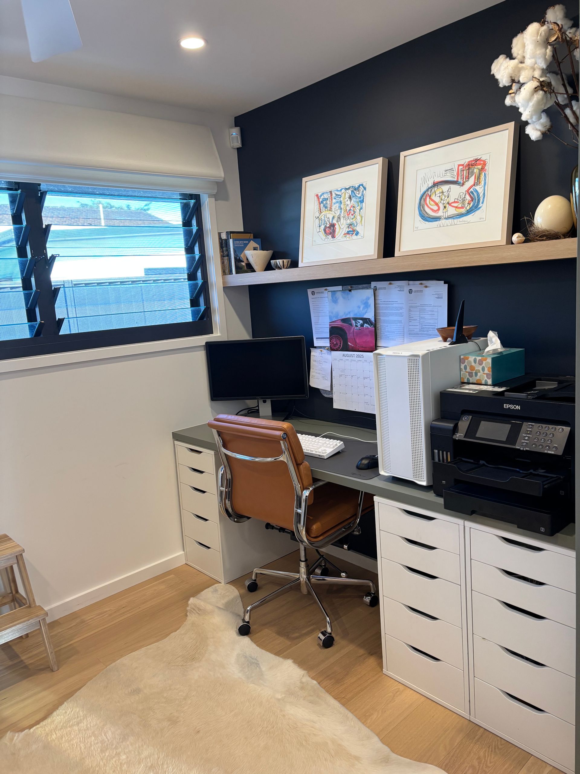 An Office Desk with a computer — KirraLina Cleaning Services in Casuarina, NSW
