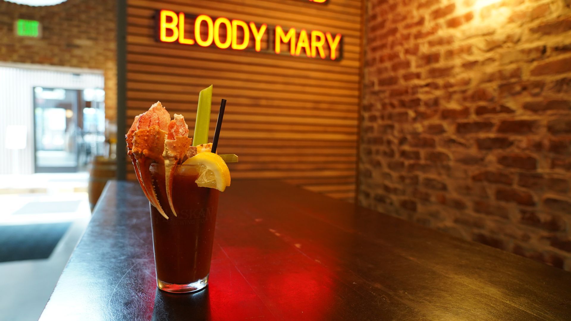 Alaskan Brewing Public House Snow Crab Claw Bloody Mary