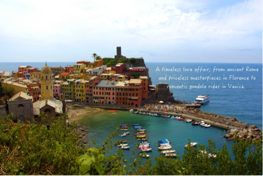 a picture of a small town with boats in the water