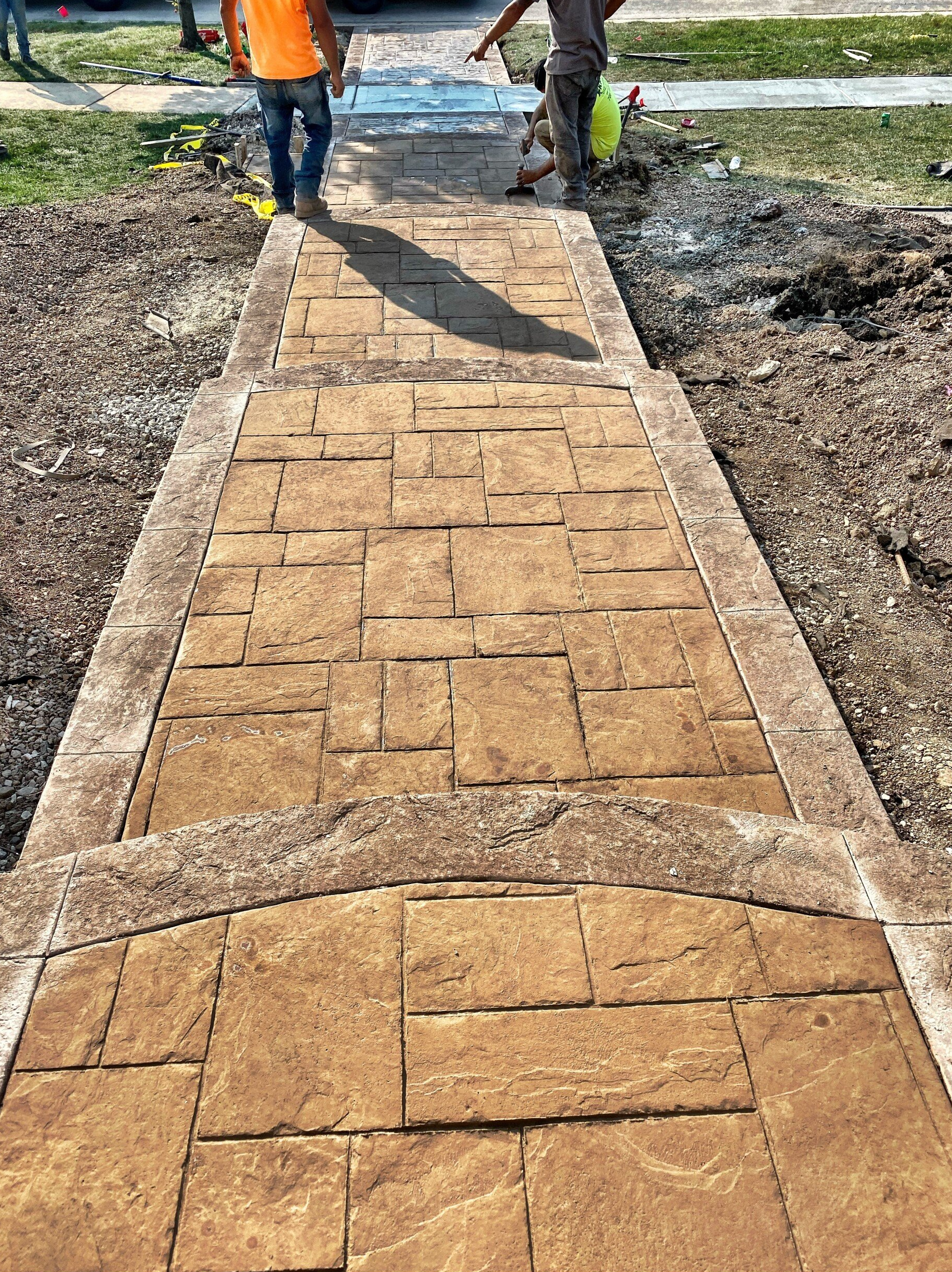 Concrete on the Pool — Tinley Park, IL — Frazier Residential Concrete
