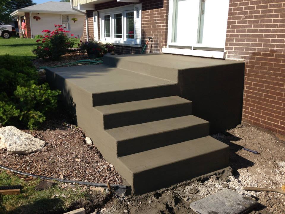 Stairs and Steps — Tinley Park, IL — Frazier Residential Concrete