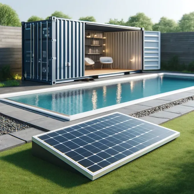 solar container pool