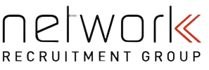 Network Recruitment Group logo in black and orange text on a white background