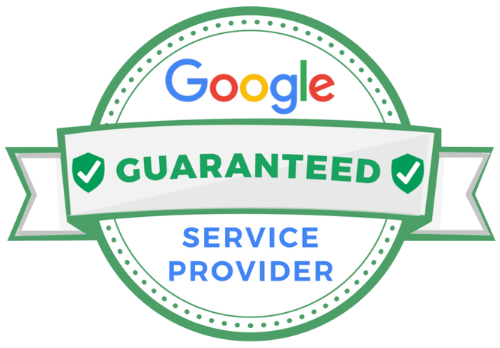 It is a google guaranteed service provider badge.