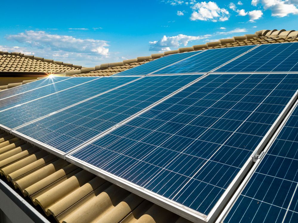 Solar panels installed on roof — Gutter Pro Townsville in Townsville, QLD