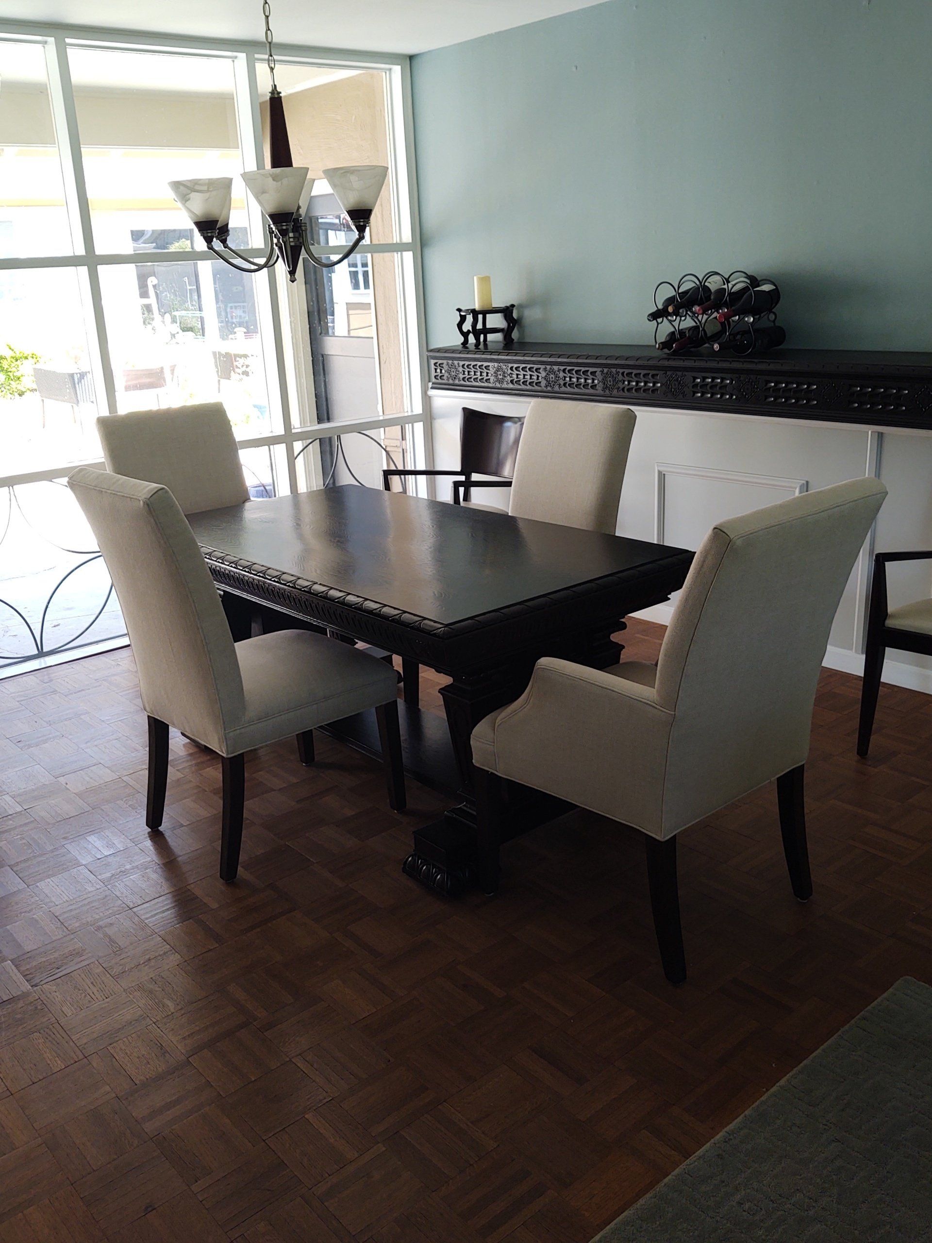 Wooden Dining Table And Chairs — San Francisco, CA — Ciarlo Brothers Furniture Refinishing