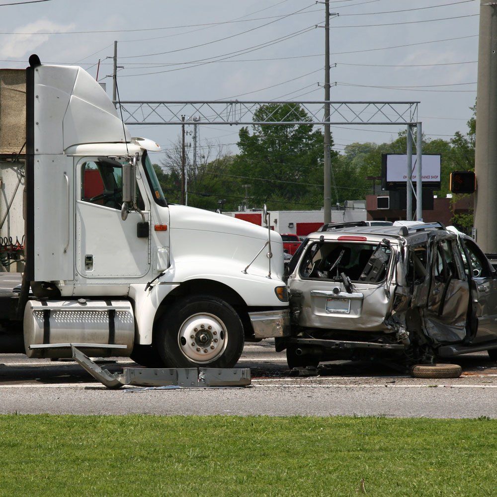 Truck Crashes on A Car — Kingsport, TN — Todd East Attorney