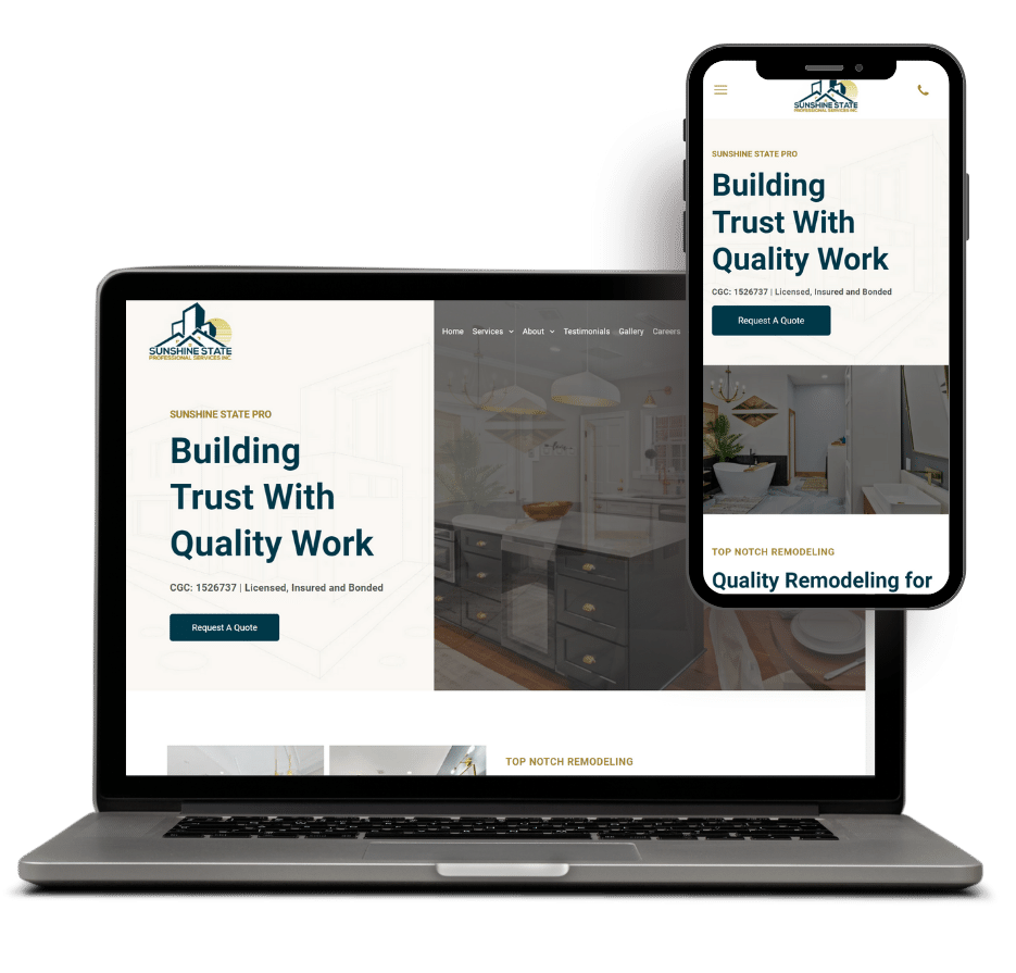 Sunshine State Professional Services website screenshot