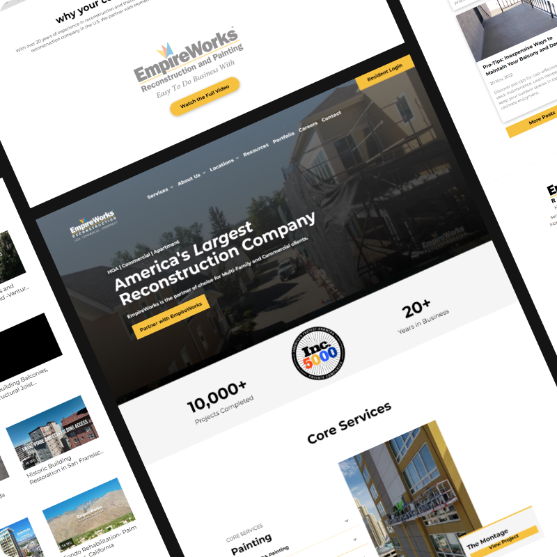 Empire works is america 's largest reconstruction company