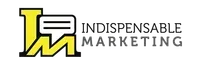 A yellow and black logo for indispensable marketing