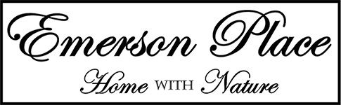 Emerson Place logo with script text and the tagline &ldquo;Home with Nature&rdquo;