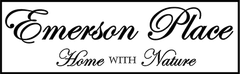 Emerson Place logo with script text and the tagline “Home with Nature”