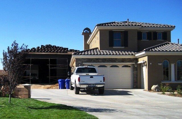 House with pick up truck parked in driveway — Hesperia, CA — Bergstrom Construction