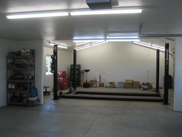 Inside of clean garage — Hesperia, CA — Bergstrom Construction